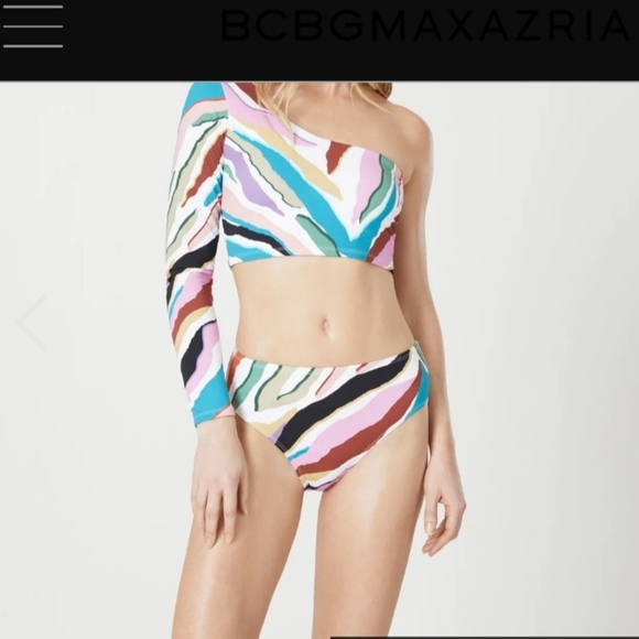 BCBGmaxAzria Long Sleeve Swimsuit - Picture 4 of 15